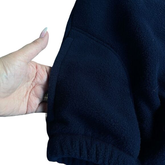 Peanut Butter & Jelly Pullover Women Extra Large XL Embroidered Deer Fleece Blue - Picture 4 of 10